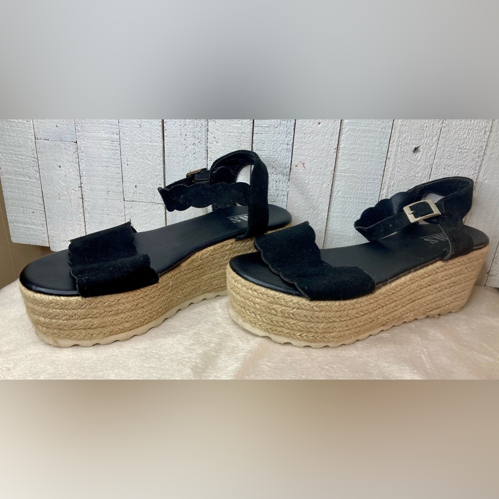 AWS Platform Wedge Sandals size 5.5